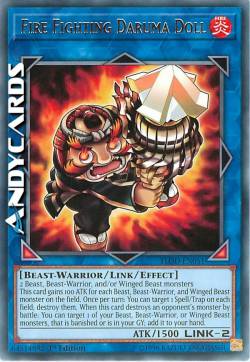 BAMBOLA DARUMA POMPIERE