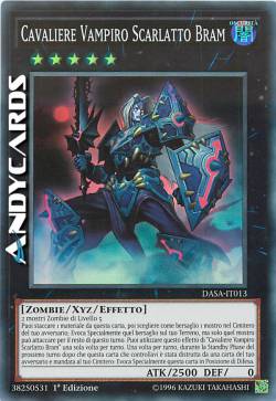 CAVALIERE VAMPIRO SCARLATTO BRAM