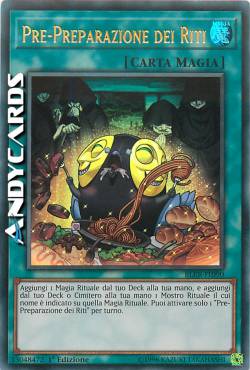 PRE-PREPARAZIONE DEI RITI