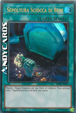 SEPOLTURA SCIOCCA DI BENI