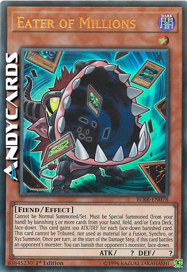 card eater yugioh Amazon.com: Konami : JOTL-EN047 1st Ed Star Secret Rare field and/or Extra Deck Star Eater - Yugipedia