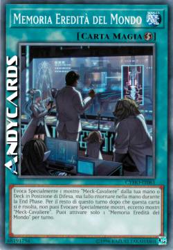 MEMORIA EREDITÀ DEL MONDO