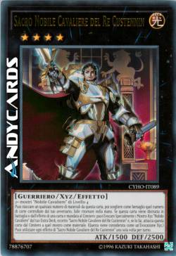 SACRO NOBILE CAVALIERE DEL RE CUSTENNIN