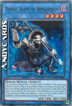 DEMISE, AGENTE DELL'ARMAGEDDON