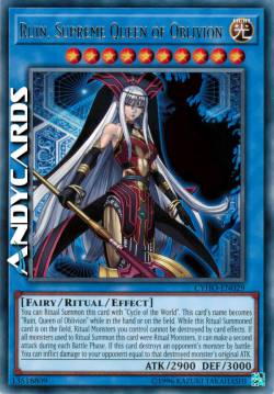 RUIN, SUPREMA REGINA DELL'OBLIO