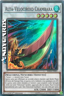 ALTA-VELOCIROID CHAMBARA