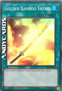 SPADA DI BAMBÙ DORATA