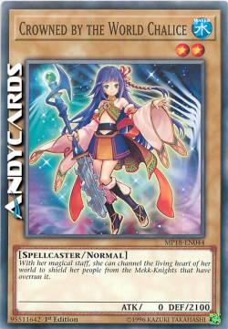 CORONATO DAL CALICE DEL MONDO