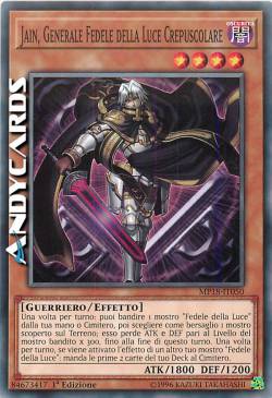 JAIN, GENERALE FEDELE DELLA LUCE CREPUSCOLARE
