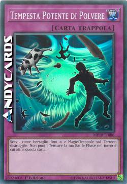 TEMPESTA POTENTE DI POLVERE