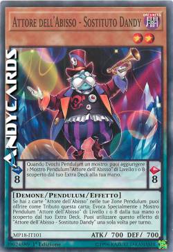 ATTORE DELL'ABISSO - SOSTITUTO DANDY
