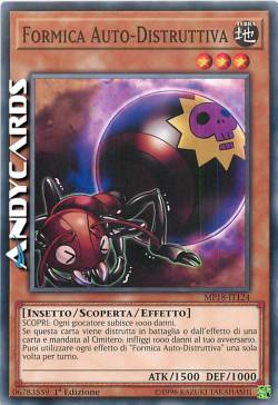 FORMICA AUTO-DISTRUTTIVA