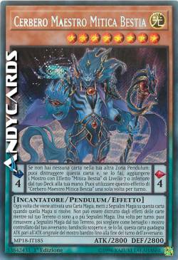 CERBERO MAESTRO MITICA BESTIA