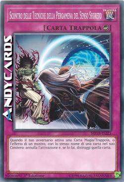 SCONTRO DELLE TECNICHE DELLA PERGAMENA DEL SENSO SEGRETO