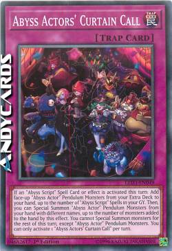 CHIAMATA ALLA RIBALTA DEGLI ATTORI DELL'ABISSO