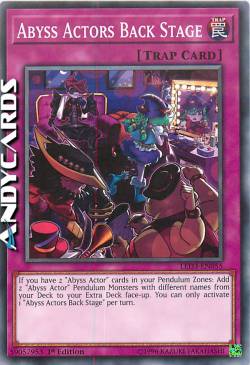 DIETRO LE QUINTE DEGLI ATTORI DELL'ABISSO