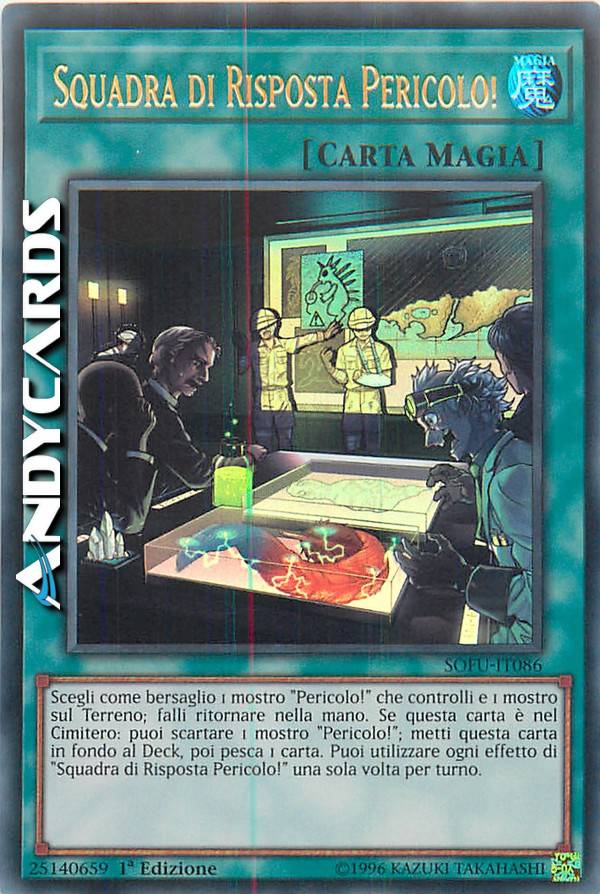 Yu-Gi-Oh! Danger! Response Team Card – SOFU-EN086 Ultra Rare From Soul Fusion - View #5
