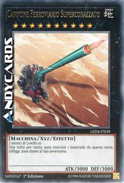 CANNONE FERROVIARIO SUPERCORAZZATO