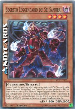 SEGRETO LEGGENDARIO DEI SEI SAMURAI