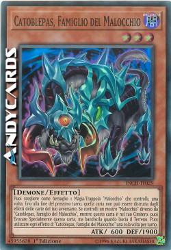 CATOBLEPAS, FAMIGLIO DEL MALOCCHIO