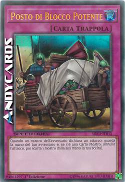 POSTO DI BLOCCO POTENTE