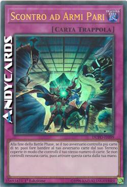 SCONTRO AD ARMI PARI