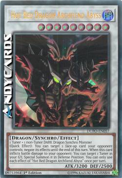 ARCIDEMONE DRAGO ROSSO ROVENTE DELL'ABISSO