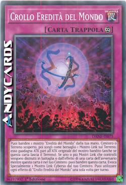 CROLLO EREDITÀ DEL MONDO