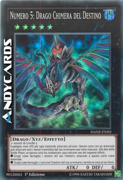 NUMERO 5: DRAGO CHIMERA DEL DESTINO