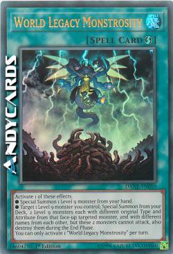 MOSTRUOSITÀ DELL'EREDITÀ DEL MONDO