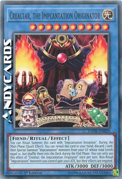 CREALTAR, THE IMPCANTATION ORIGINATOR