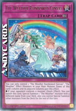 TELA METEREOLOGICA DELL'ARCOBALENO