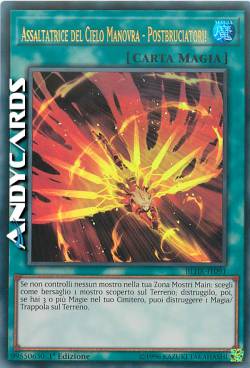 ASSALTATRICE DEL CIELO MANOVRA - POSTBRUCIATORI!