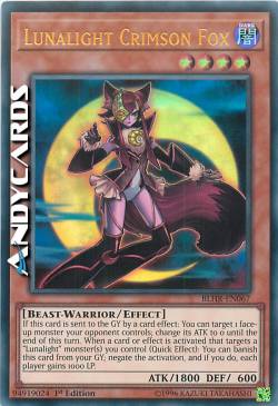 VOLPE SCARLATTA DELLA LUCELUNARE