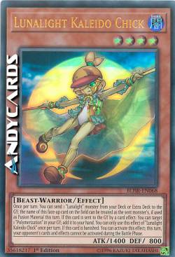 PULCINA CALEIDOSCOPICA DELLA LUCELUNARE