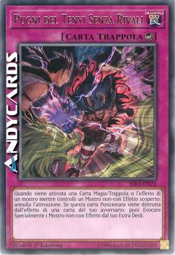 PUGNI DEL TENYI SENZA RIVALI