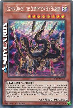 GIZMEHK OROCHI, IL SERPENTRON SQUARCIA CIELO