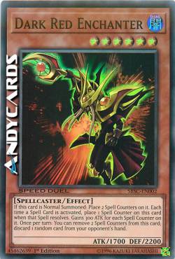 INCANTATORE ROSSO OSCURO