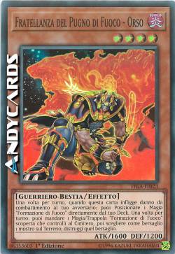 FRATELLANZA DEL PUGNO DI FUOCO - ORSO