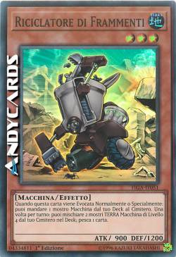 RICICLATORE DI FRAMMENTI