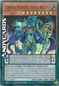 CERBERO MAESTRO MITICA BESTIA