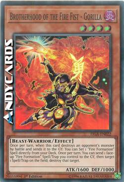 FRATELLANZA DEL PUGNO DI FUOCO - GORILLA