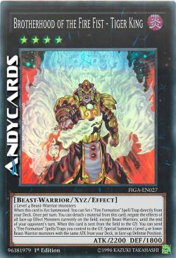 FRATELLANZA DEL PUGNO DI FUOCO - RE TIGRE