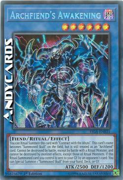 RISVEGLIO DELL'ARCIDEMONE