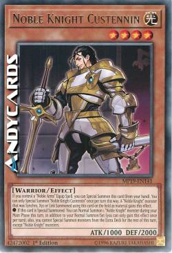 NOBILE CAVALIERE CUSTENNIN