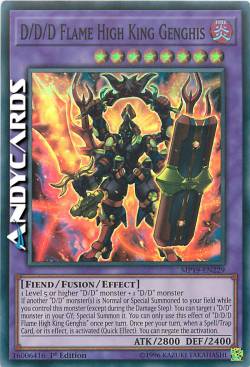 D/D/D GENGHIS ALTO RE DELLE FIAMME