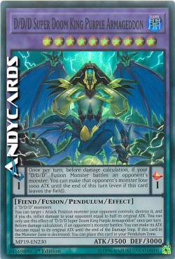 D/D/D SUPER DOOM KING PURPLE ARMAGEDDON