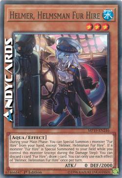 HELMER, TIMONIERE PELLICCIA MERCENARIA