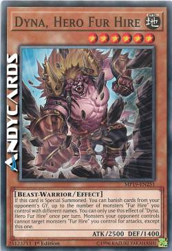 DYNA, EROE PELLICCIA MERCENARIA