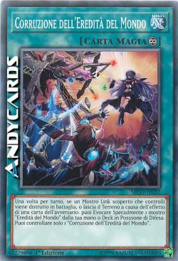 CORRUZIONE DELL'EREDITÀ DEL MONDO